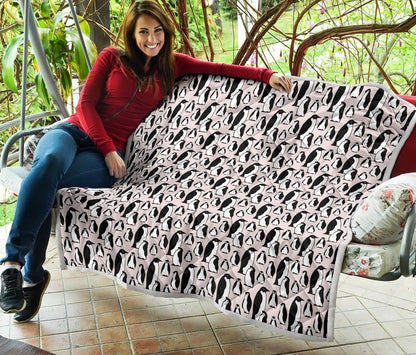 Penguin Themed Premium Quilt-JTAMIGO.COM