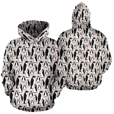 Penguin Themed Pullover Hoodie