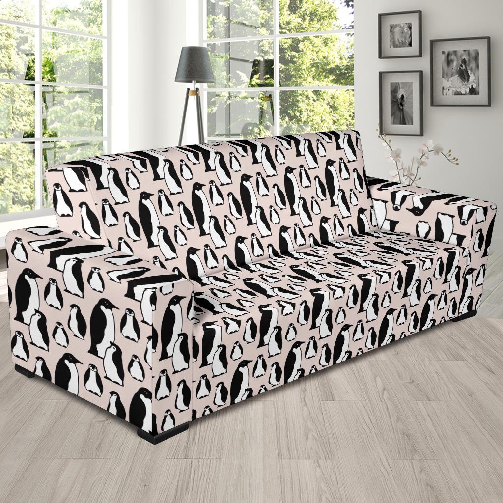 Penguin Themed Sofa Slipcover-JTAMIGO.COM