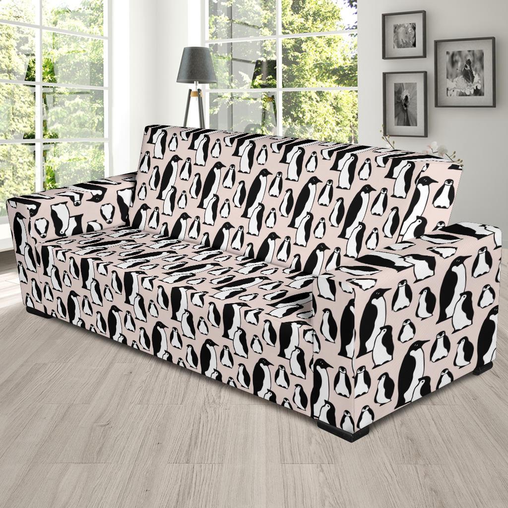 Penguin Themed Sofa Slipcover-JTAMIGO.COM
