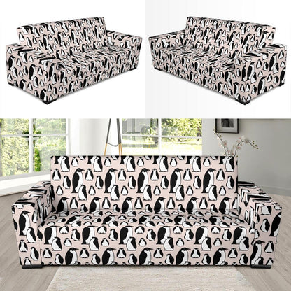 Penguin Themed Sofa Slipcover-JTAMIGO.COM