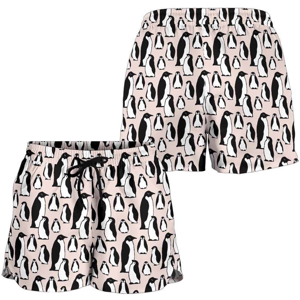Penguin Themed Women Shorts-JTAMIGO.COM