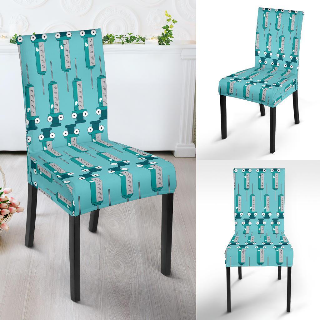 Phlebotomist Concept Design Dining Chair Slipcover-JTAMIGO.COM