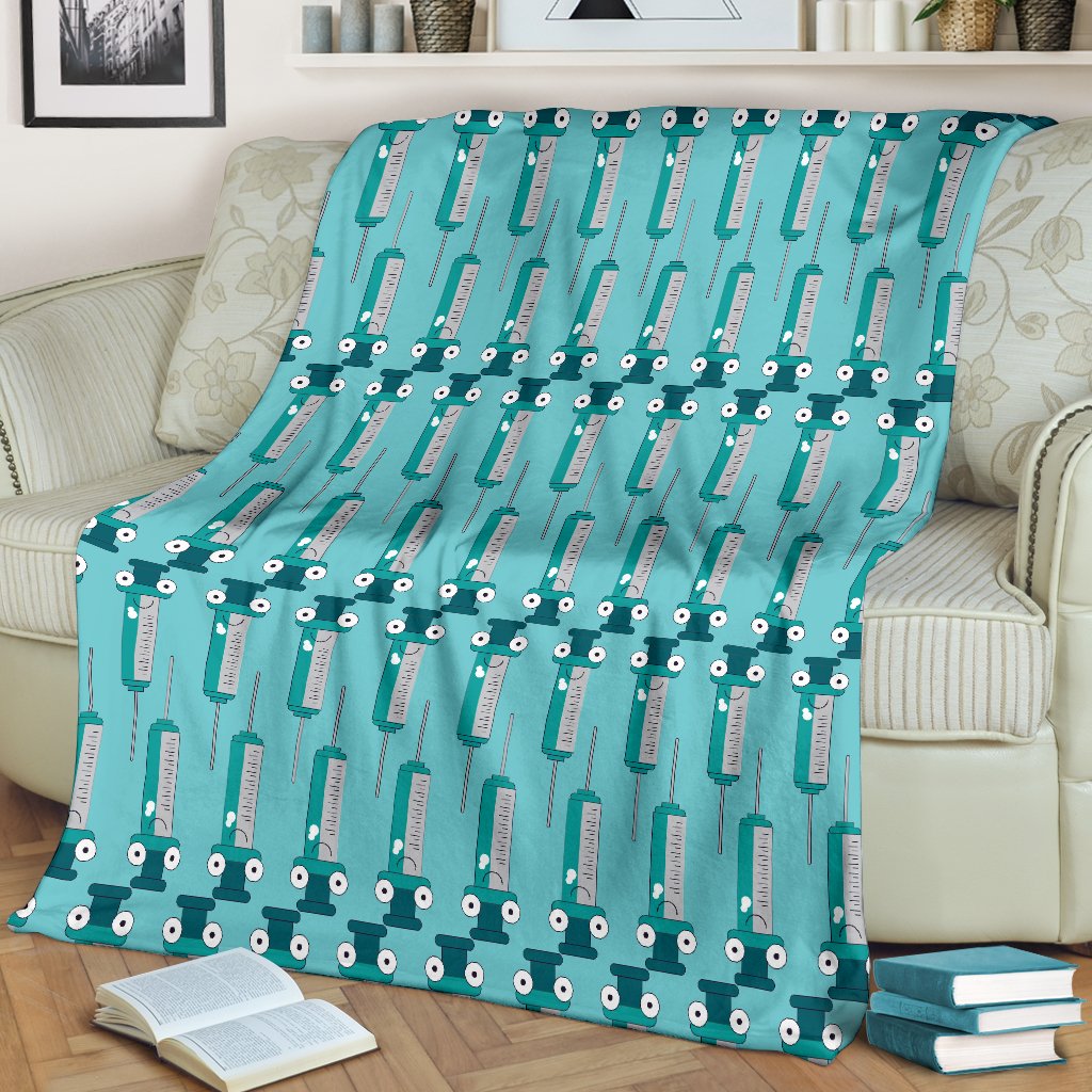 Phlebotomist Concept Design Fleece Blanket