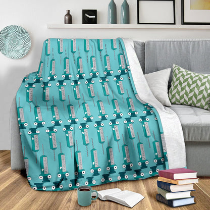Phlebotomist Concept Design Fleece Blanket