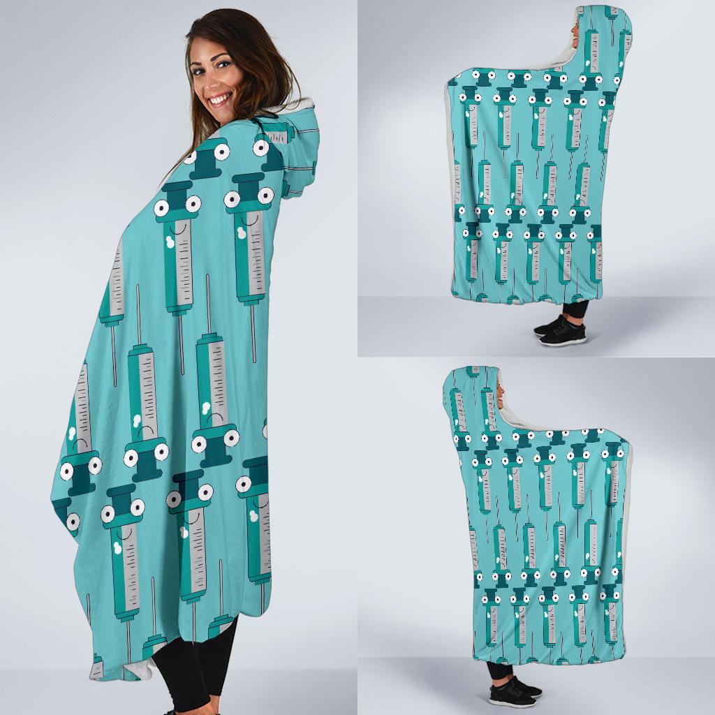Phlebotomist Concept Design Hooded Blanket-JTAMIGO.COM