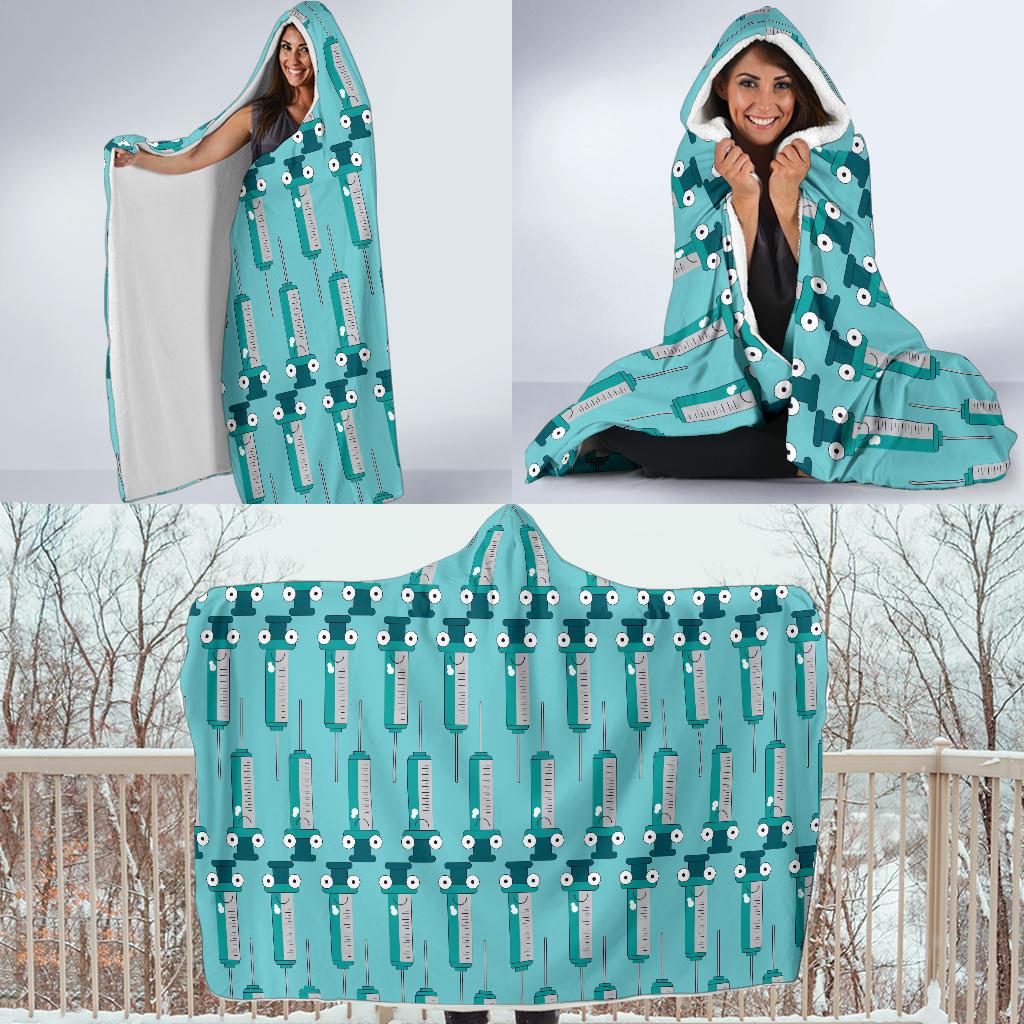 Phlebotomist Concept Design Hooded Blanket-JTAMIGO.COM