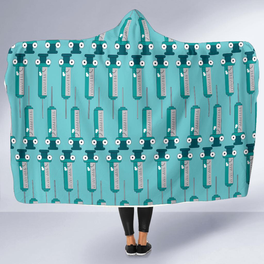 Phlebotomist Concept Design Hooded Blanket-JTAMIGO.COM