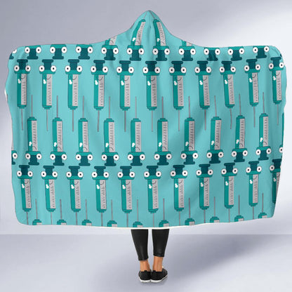Phlebotomist Concept Design Hooded Blanket-JTAMIGO.COM
