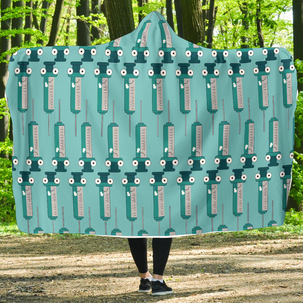 Phlebotomist Concept Design Hooded Blanket-JTAMIGO.COM