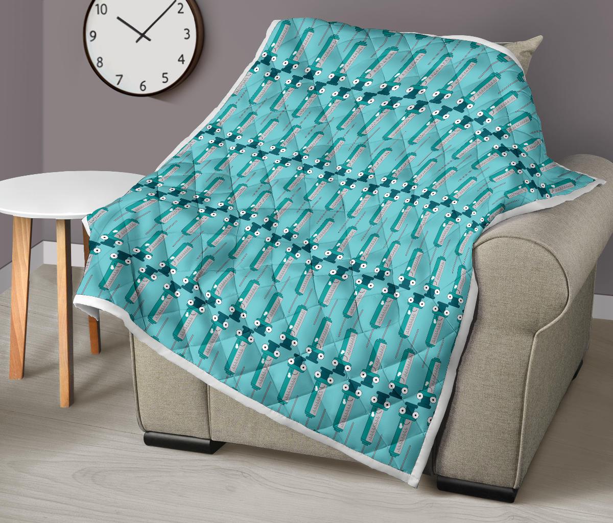 Phlebotomist Concept Design Premium Quilt-JTAMIGO.COM
