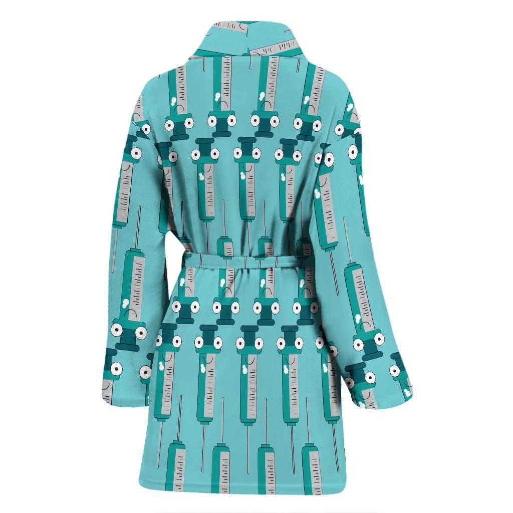 Phlebotomist Concept Design Women Bath Robe-JTAMIGO.COM