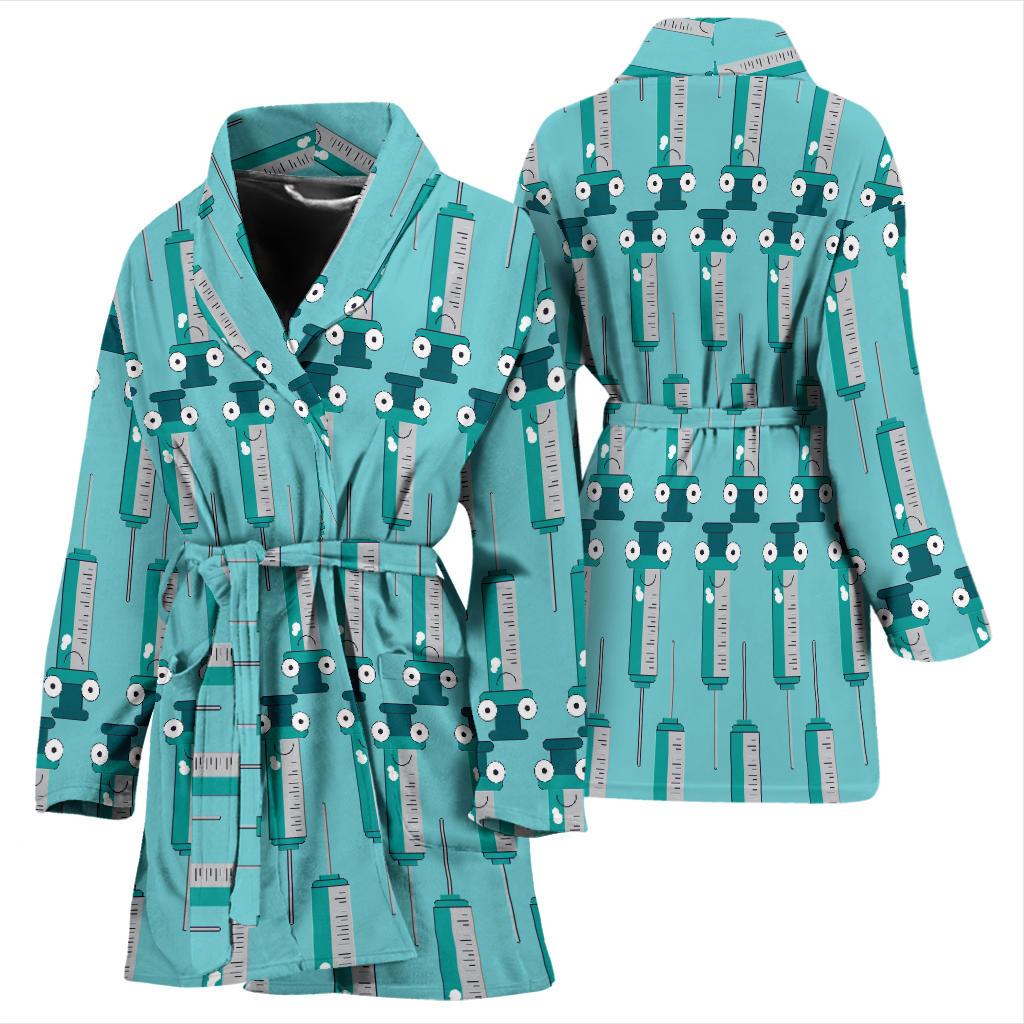 Phlebotomist Concept Design Women Bath Robe-JTAMIGO.COM