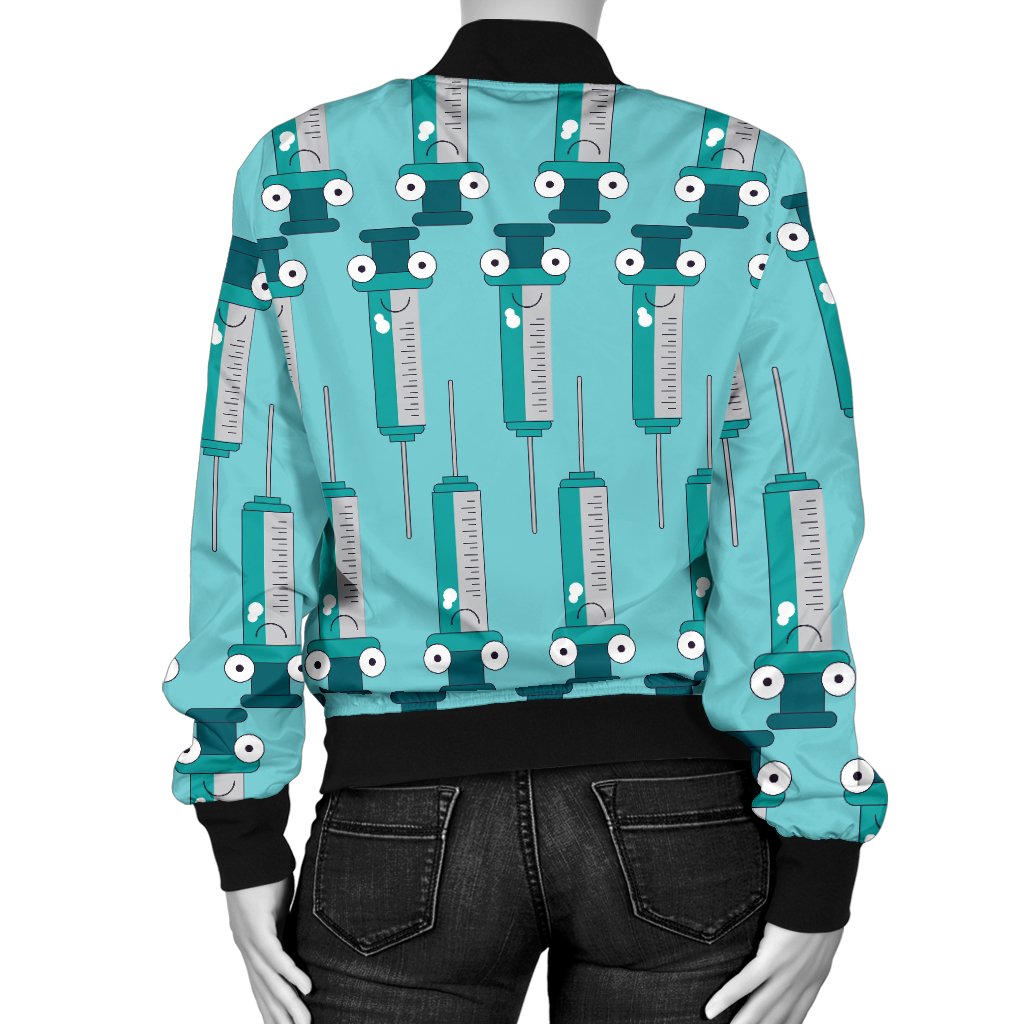 Phlebotomist Concept Design Women Casual Bomber Jacket