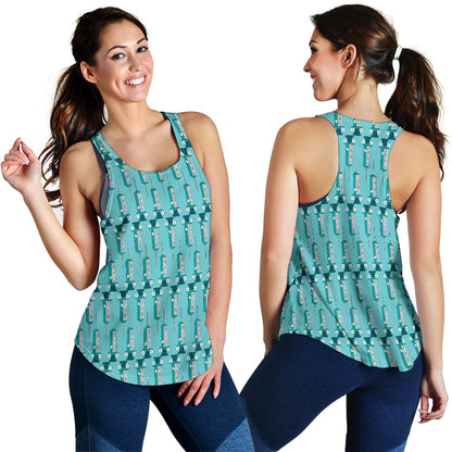 Phlebotomist Concept Design Women Racerback Tank Top