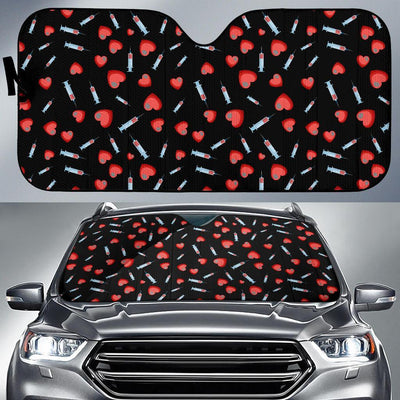 Phlebotomist Medical Concept Car Sun Shade For Windshield