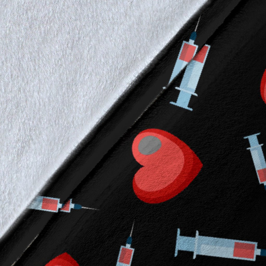 Phlebotomist Medical Concept Fleece Blanket