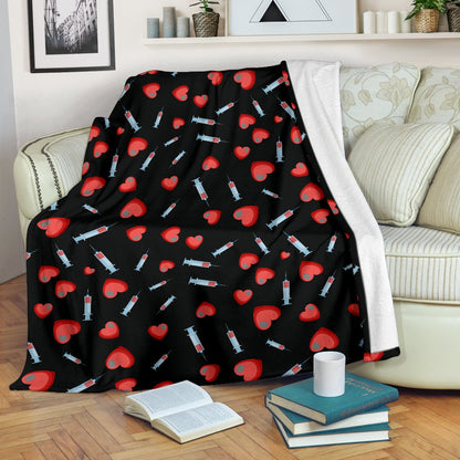 Phlebotomist Medical Concept Fleece Blanket