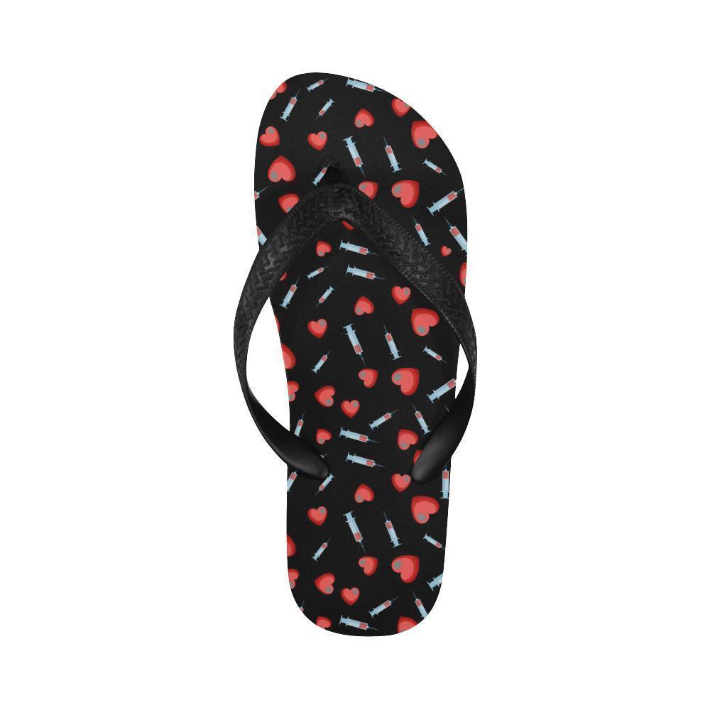 Phlebotomist Medical Concept Flip Flops-JTAMIGO.COM