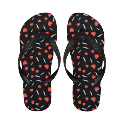 Phlebotomist Medical Concept Flip Flops-JTAMIGO.COM