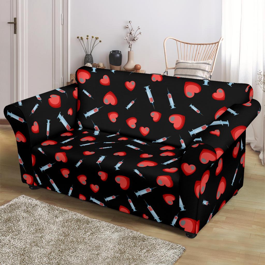 Phlebotomist Medical Concept Loveseat Slipcover-JTAMIGO.COM