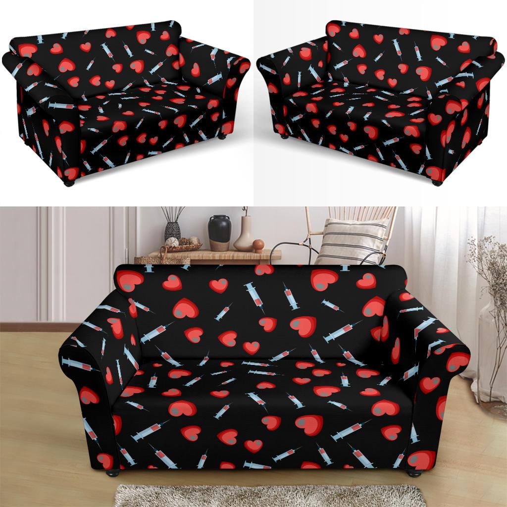 Phlebotomist Medical Concept Loveseat Slipcover-JTAMIGO.COM