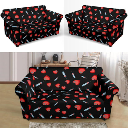 Phlebotomist Medical Concept Loveseat Slipcover-JTAMIGO.COM