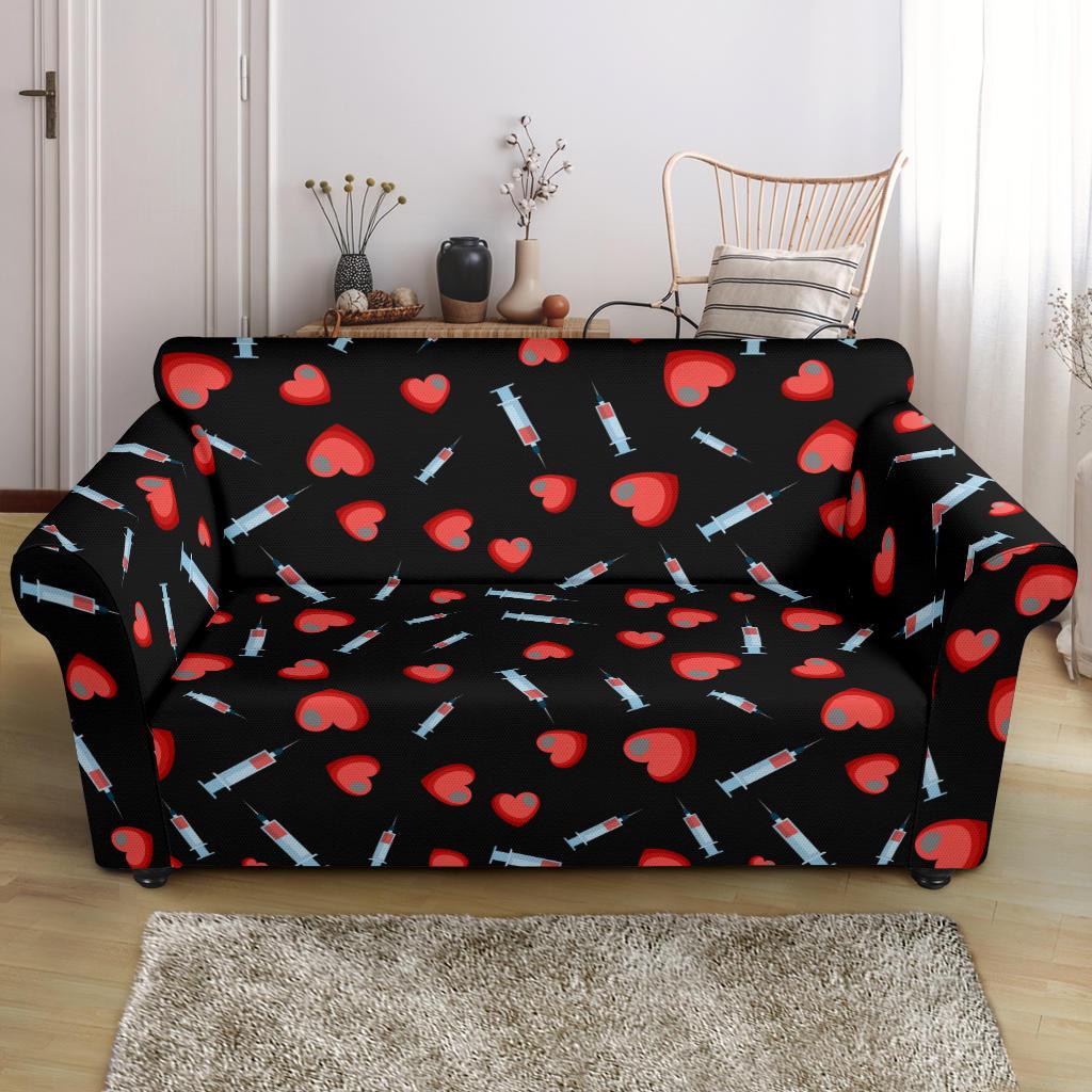 Phlebotomist Medical Concept Loveseat Slipcover-JTAMIGO.COM