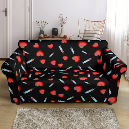 Phlebotomist Medical Concept Loveseat Slipcover-JTAMIGO.COM