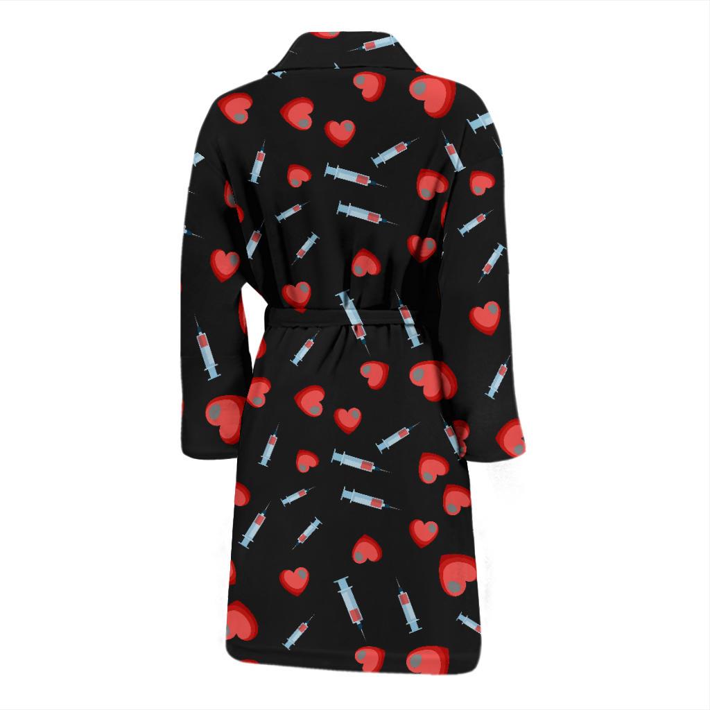 Phlebotomist Medical Concept Men Bath Robe-JTAMIGO.COM