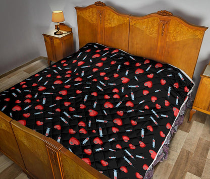 Phlebotomist Medical Concept Premium Quilt-JTAMIGO.COM