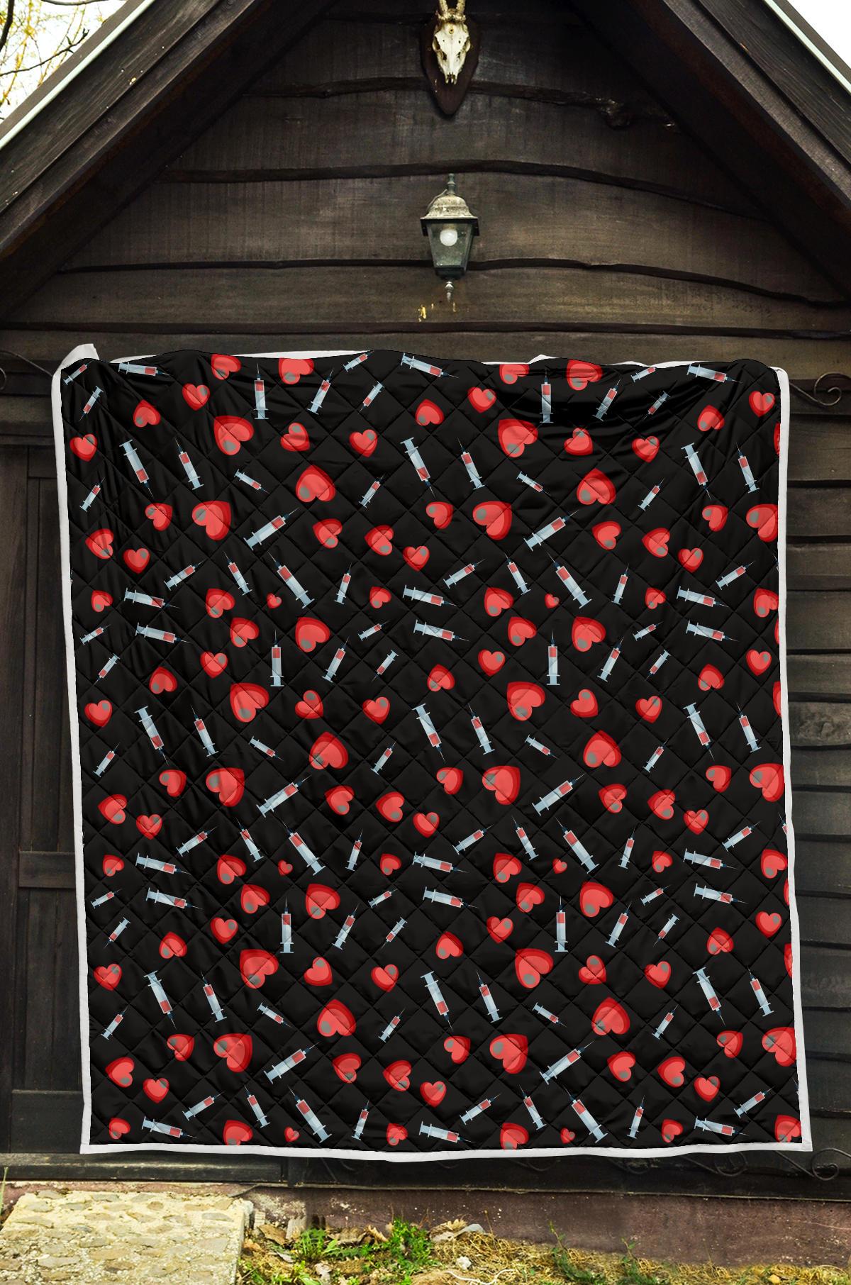 Phlebotomist Medical Concept Premium Quilt-JTAMIGO.COM