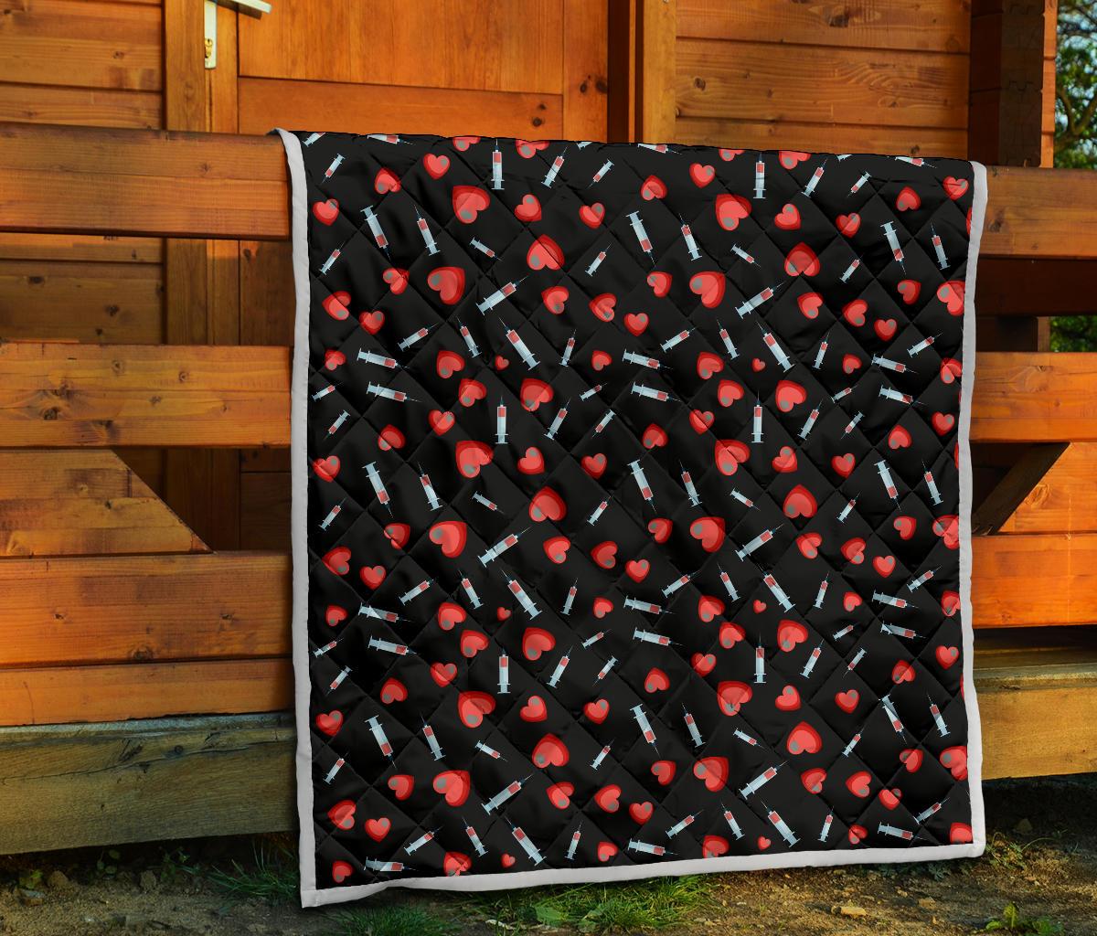 Phlebotomist Medical Concept Premium Quilt-JTAMIGO.COM