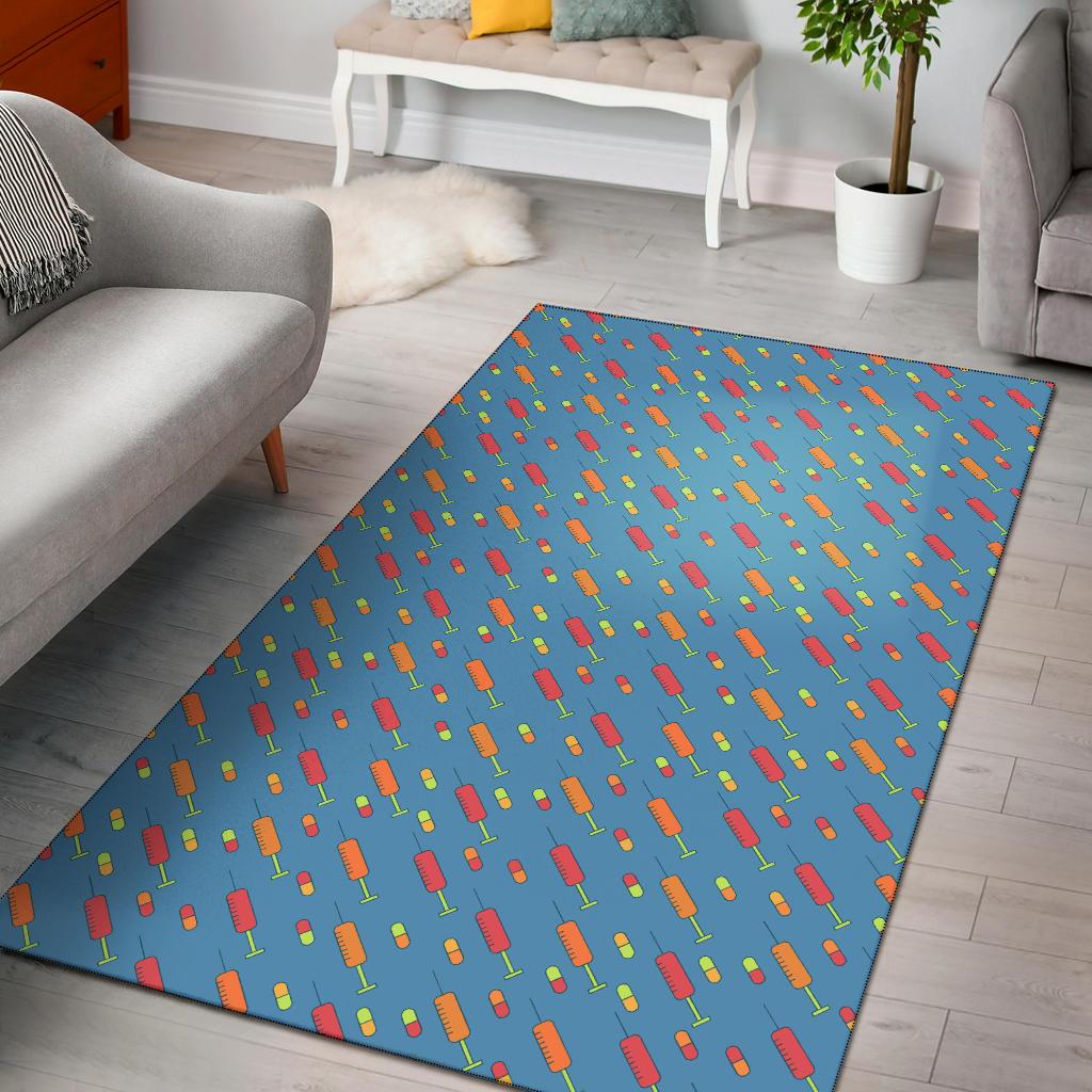 Phlebotomist Medical Pattern Area Rugs – JTAMIGO