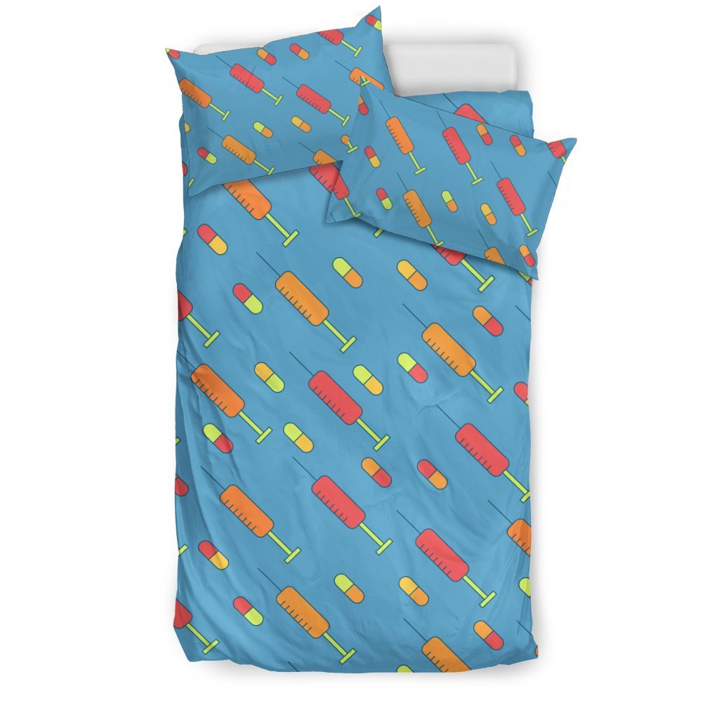 Phlebotomist Medical Pattern Duvet Cover Bedding Set