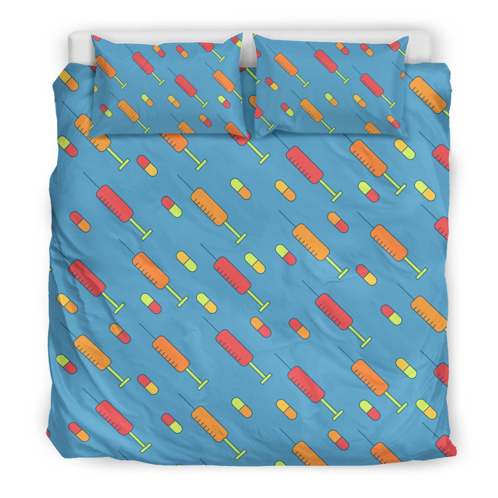Phlebotomist Medical Pattern Duvet Cover Bedding Set