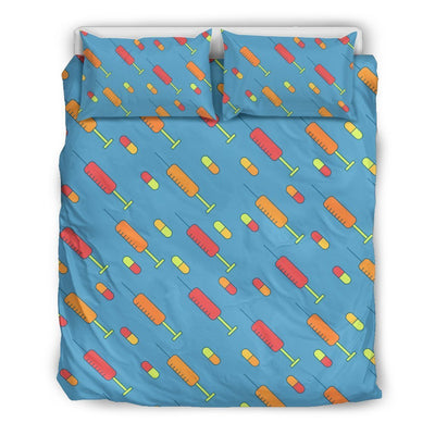 Phlebotomist Medical Pattern Duvet Cover Bedding Set