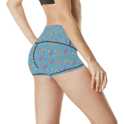 Phlebotomist Medical Pattern High Waisted Spandex Shorts-JTAMIGO.COM