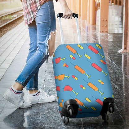 Phlebotomist Medical Pattern Luggage Cover Protector