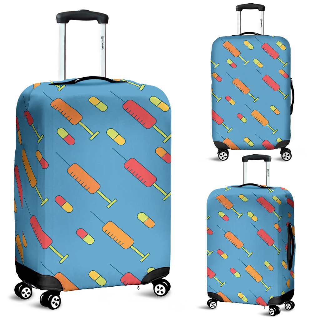Phlebotomist Medical Pattern Luggage Cover Protector