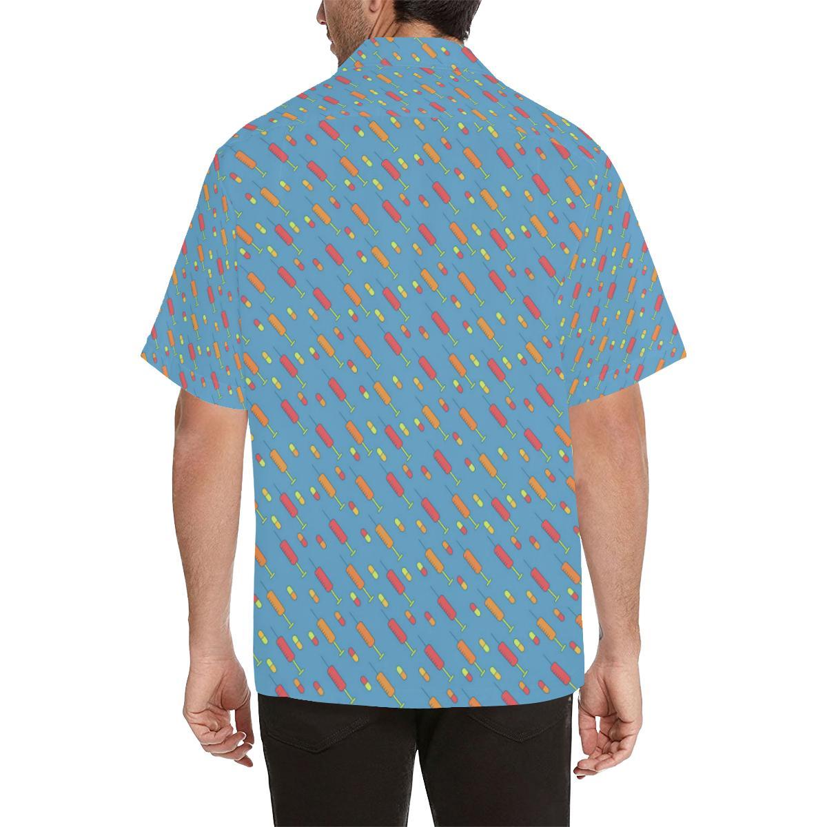 Phlebotomist Medical Pattern Men Aloha Hawaiian Shirt
