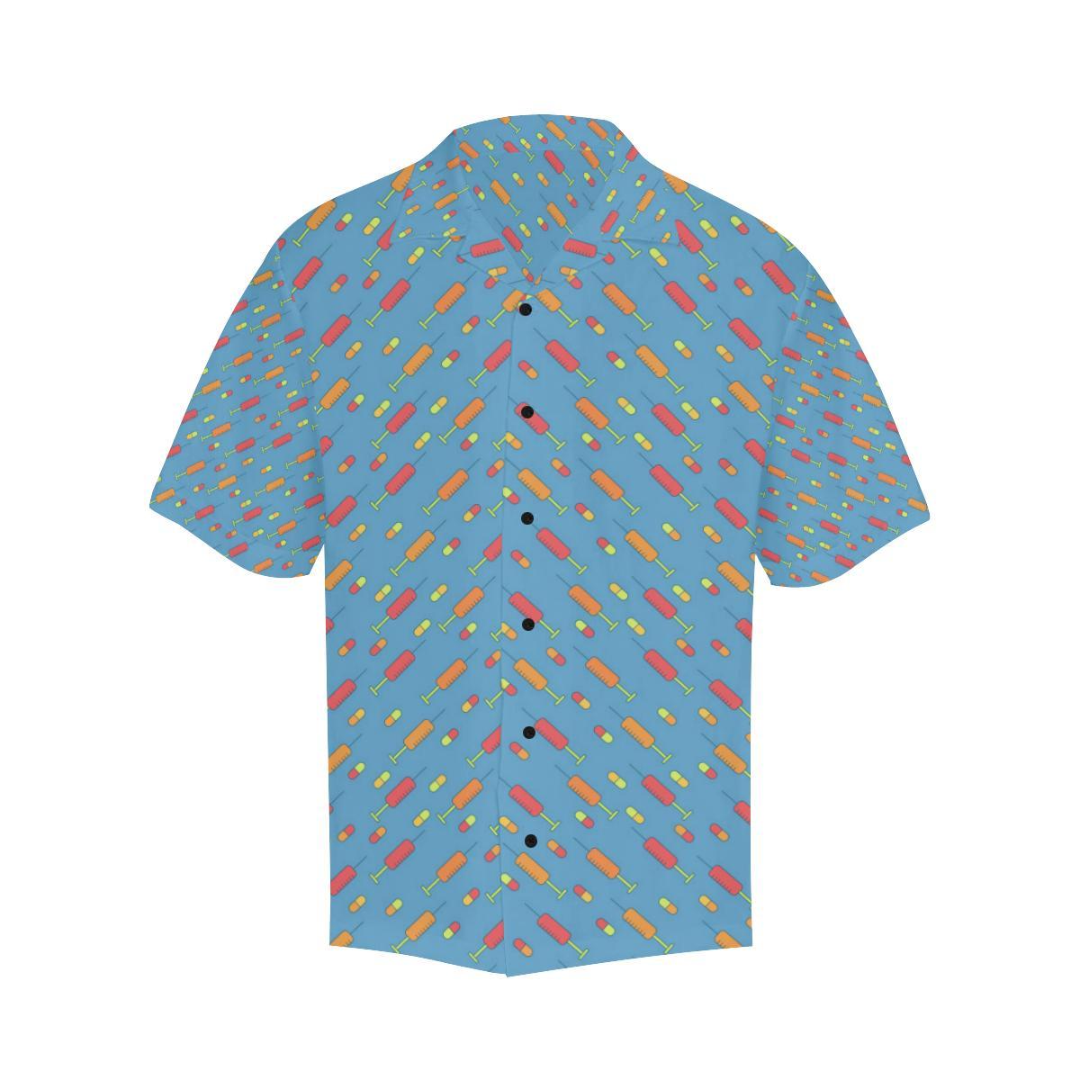 Phlebotomist Medical Pattern Men Aloha Hawaiian Shirt