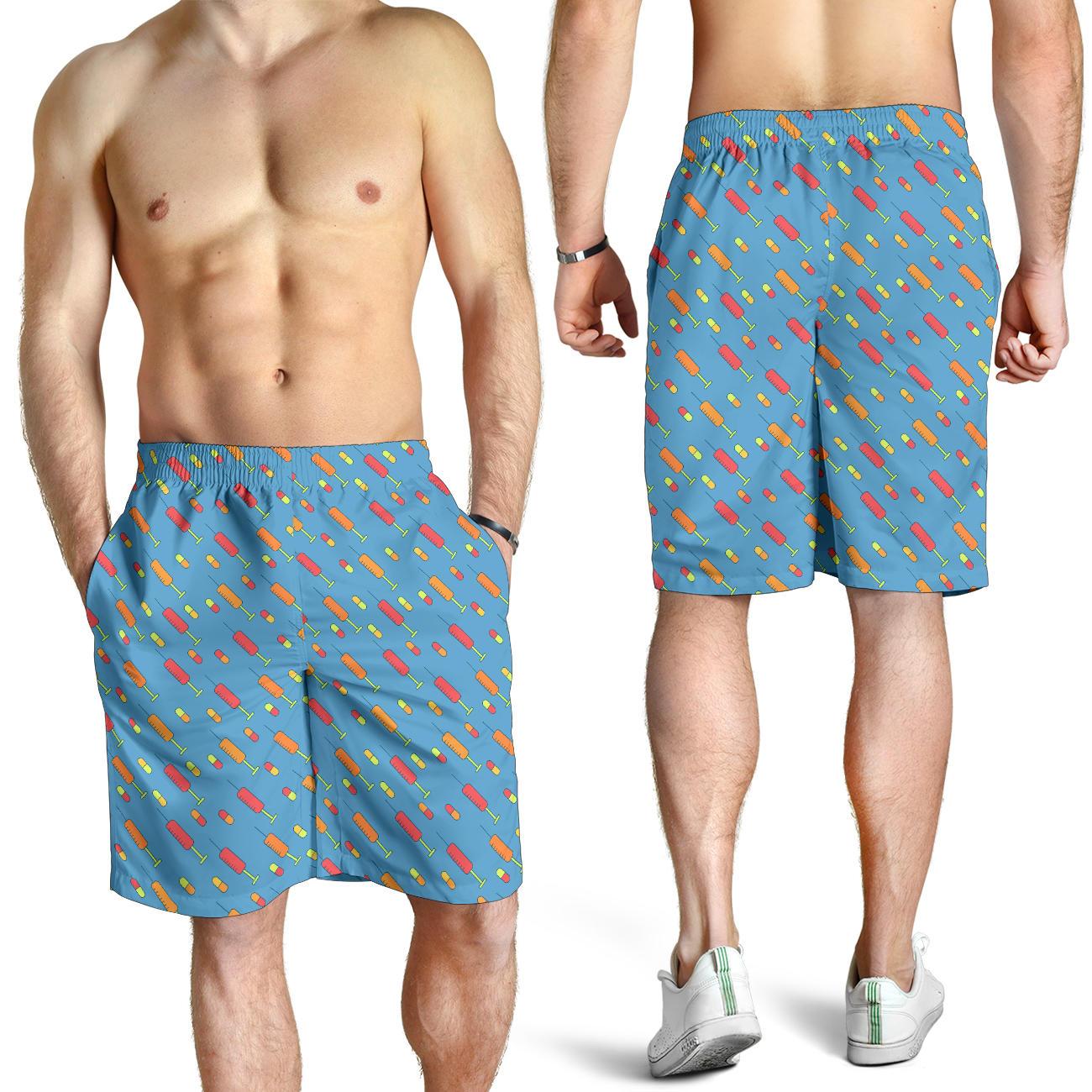 Phlebotomist Medical Pattern Mens Shorts-JTAMIGO.COM