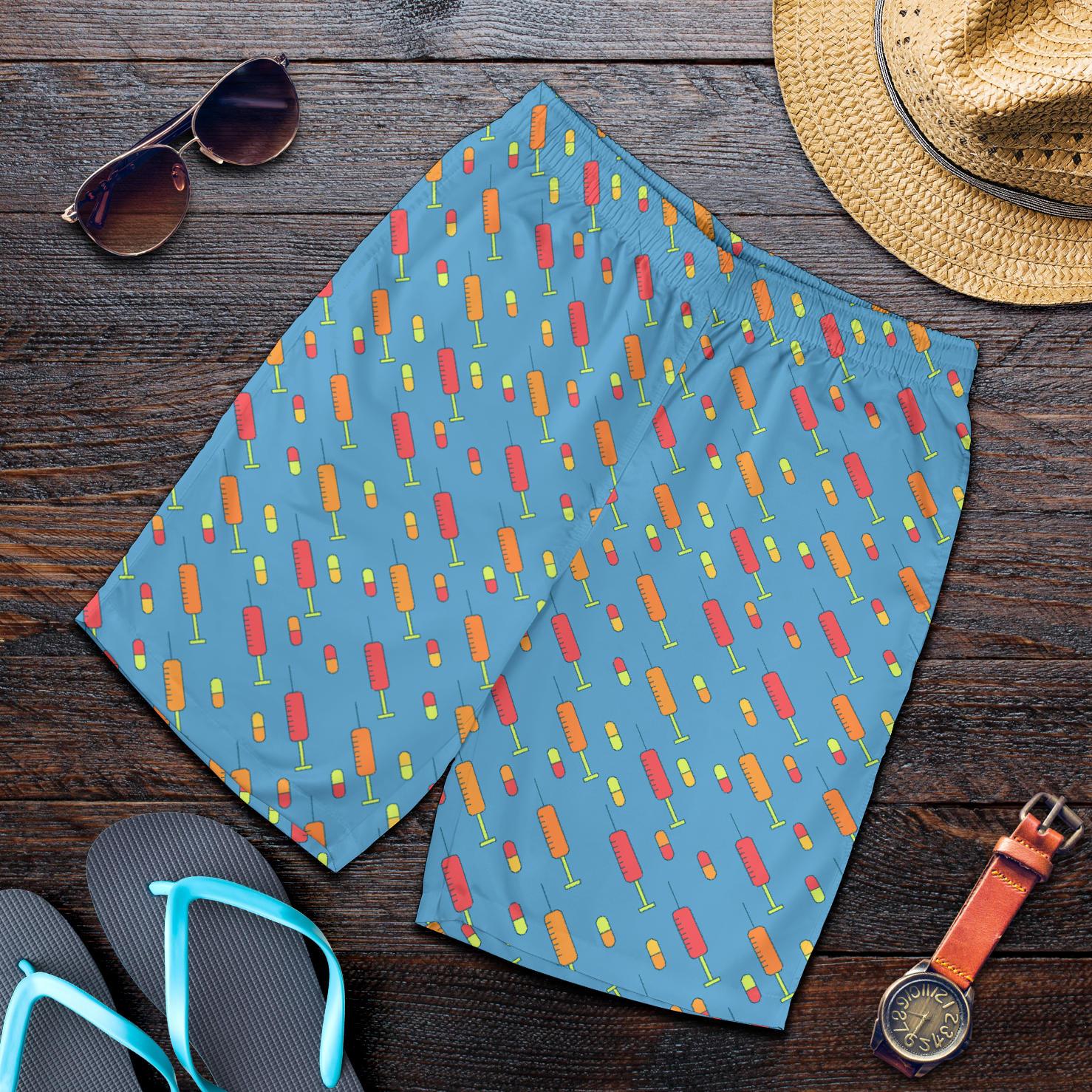 Phlebotomist Medical Pattern Mens Shorts-JTAMIGO.COM