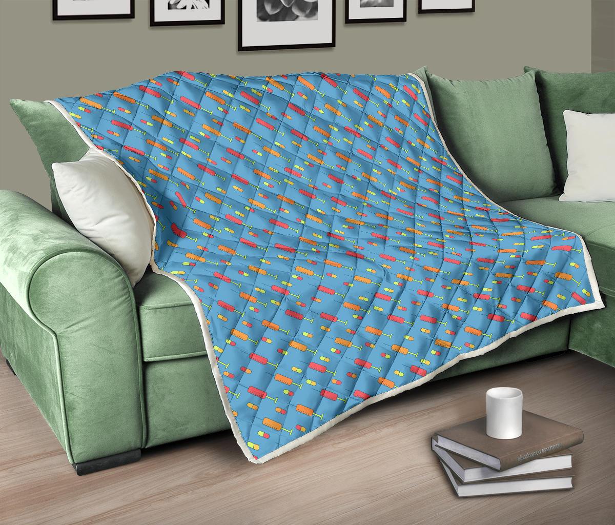 Phlebotomist Medical Pattern Premium Quilt-JTAMIGO.COM