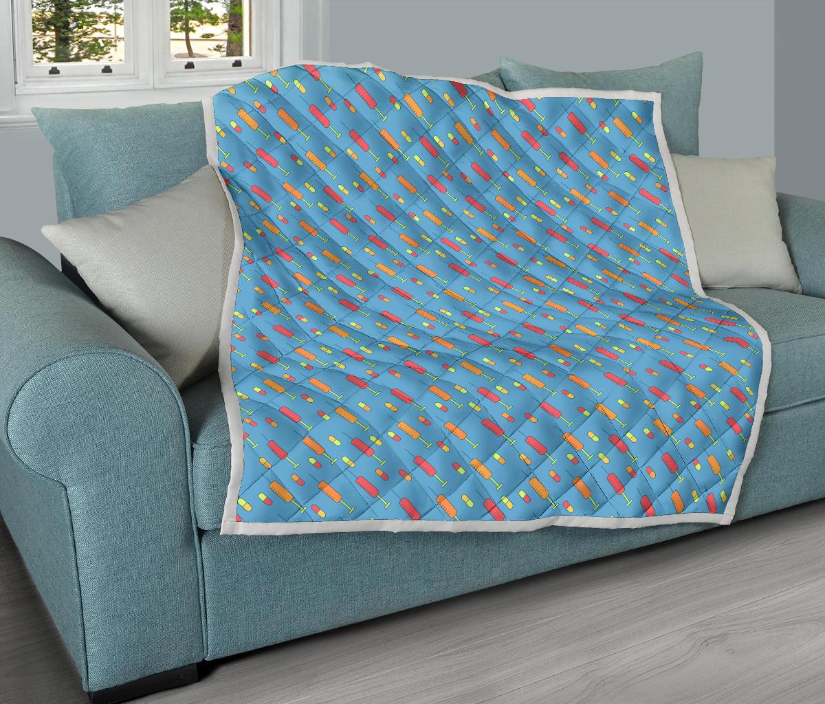 Phlebotomist Medical Pattern Premium Quilt-JTAMIGO.COM
