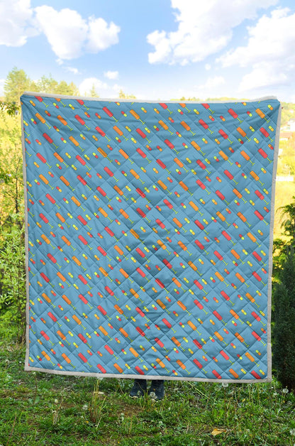 Phlebotomist Medical Pattern Premium Quilt-JTAMIGO.COM
