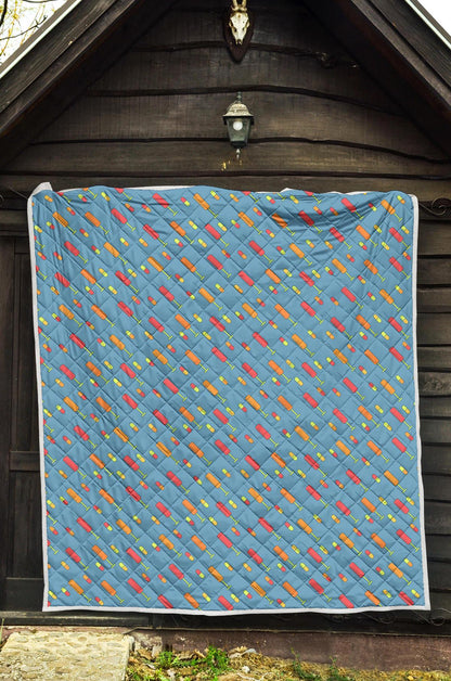 Phlebotomist Medical Pattern Premium Quilt-JTAMIGO.COM