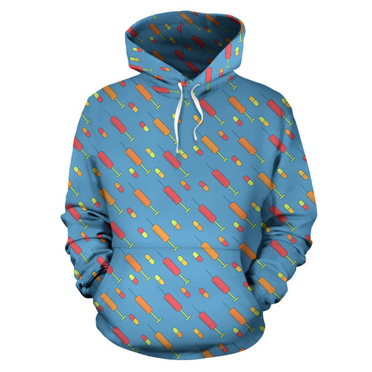 Phlebotomist Medical Pattern Pullover Hoodie
