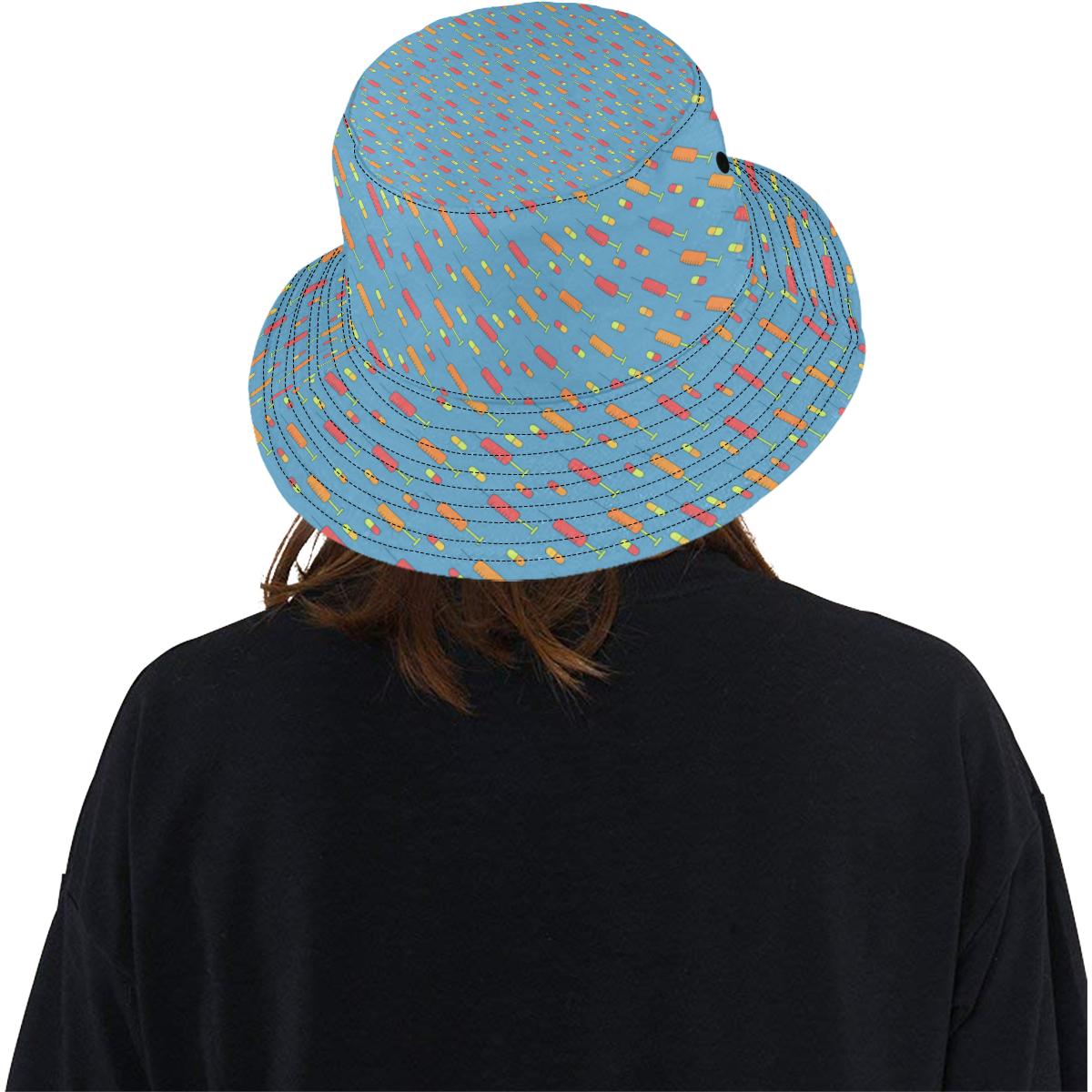 Phlebotomist Medical Pattern Unisex Bucket Hat